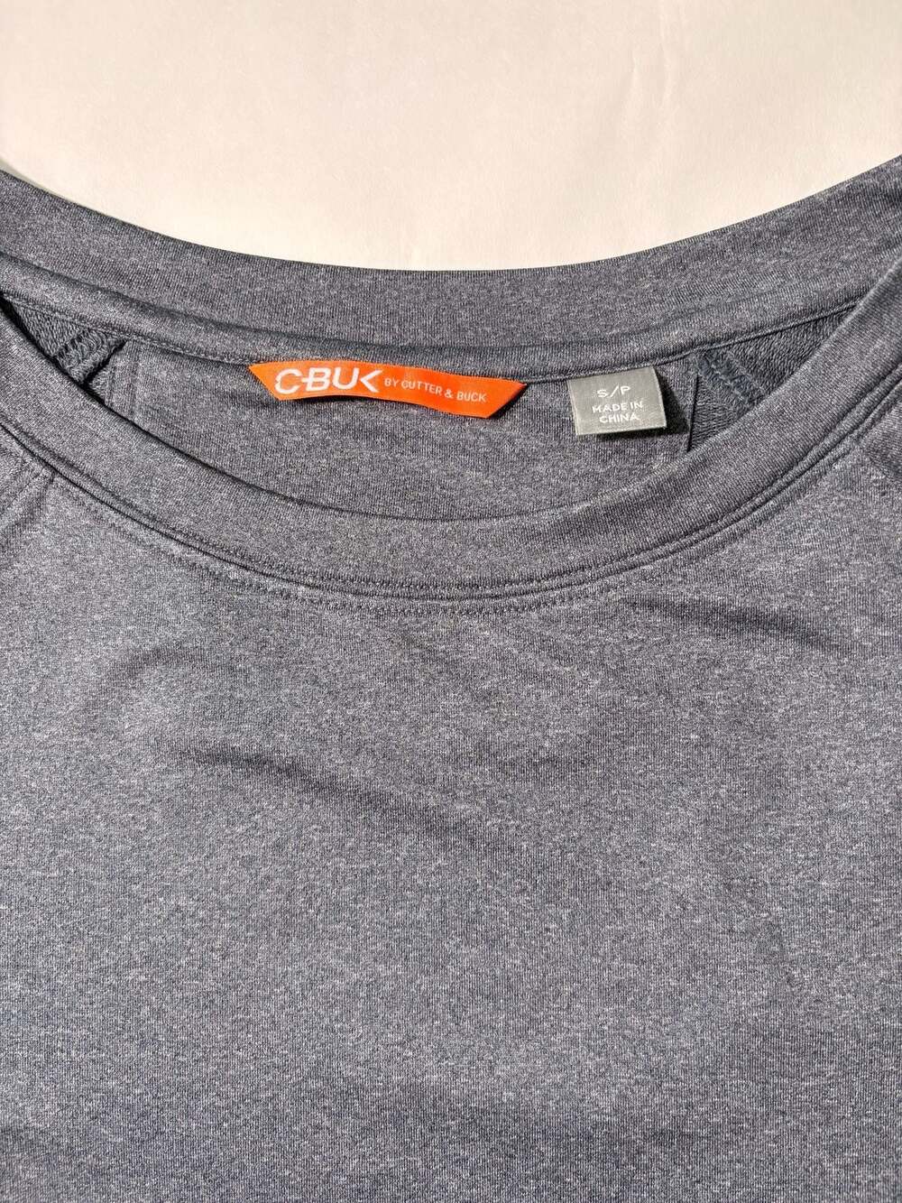 CBUK by‎ Cutter & Buck Women's Performance Long Sleeve Crew Neck Pullover Gray - Picture 4 of 5